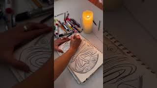 Painting And Meditating