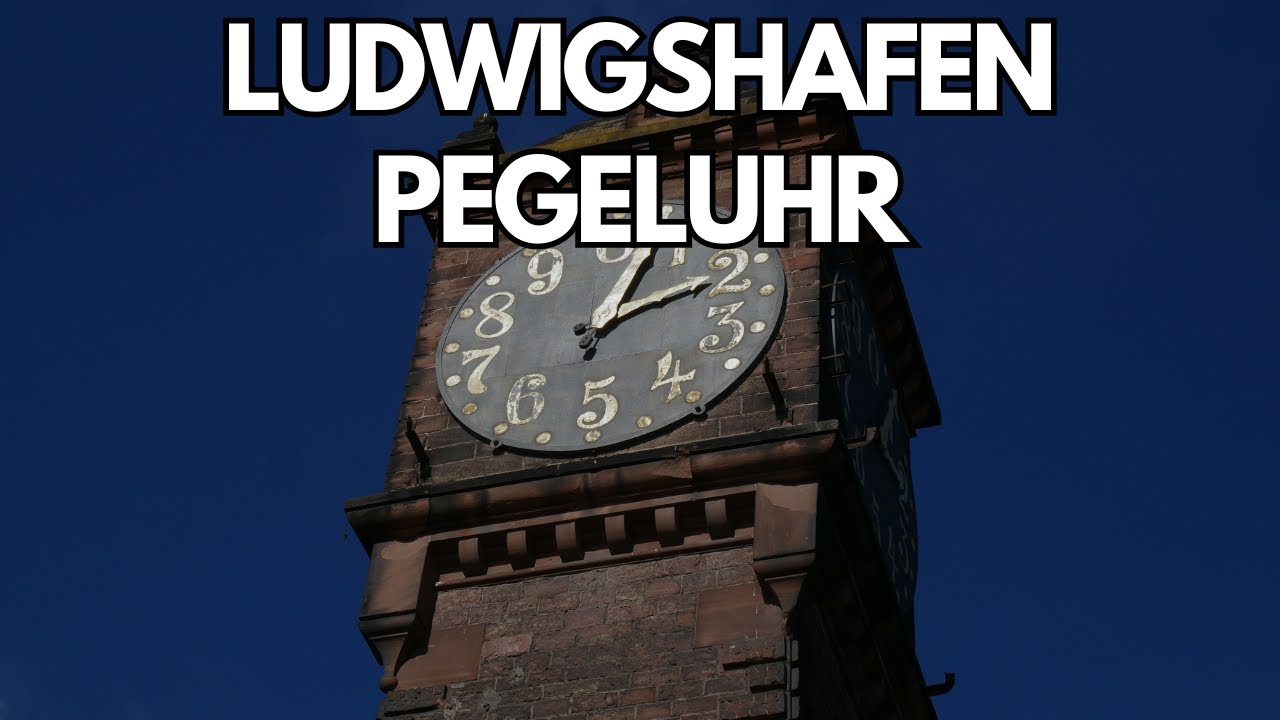 Die Pegeluhr Ludwigshafen am Rhein - Meisterleistung!
