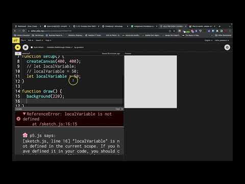 Variables and Scope
