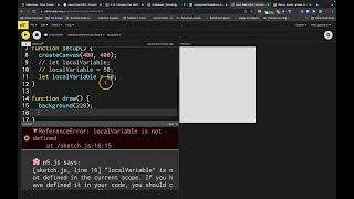 Variables and Scope