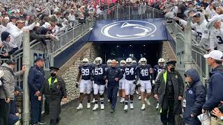 Penn State Football enters the field at Beaver Stadium to take on Illinois