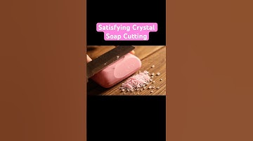 Satisfying Crystal Soap Cutting | Made with Google Veo 3 AI #satisfying #asmr #ai