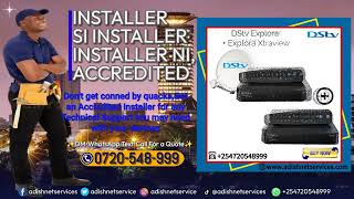 DStv Installers | Accredited DStv Installers - Call 0724572514