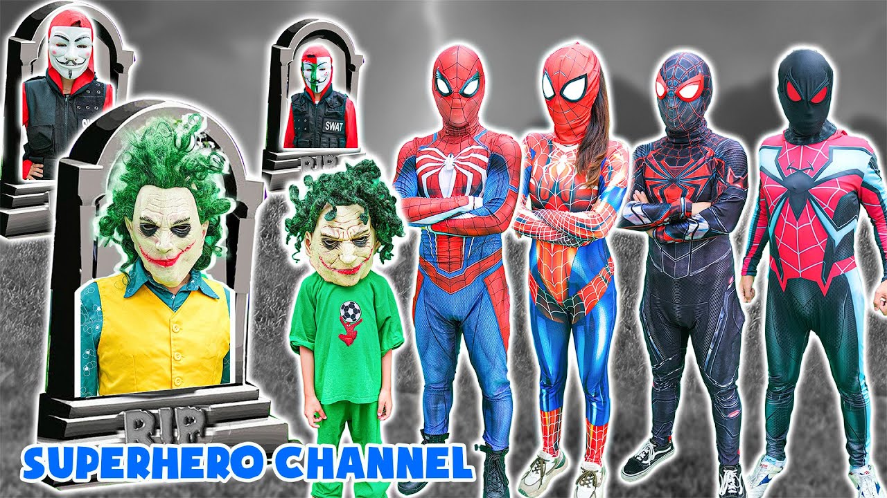 El Joker Finge Ser Atacado Por Bad Spiderman Para Que El equipo Spiderman Le Traiga Un Paste