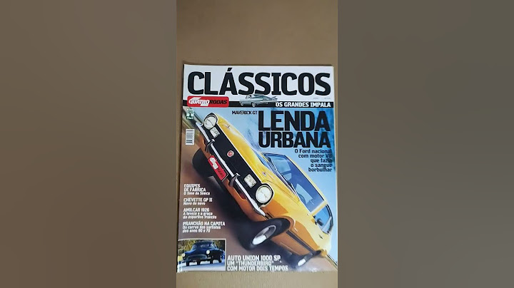 Revista Quatro Rodas (Especial Clássicos, Ed. 07) #quatrorodas