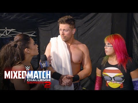 Did Miz push Asuka into harm's way?