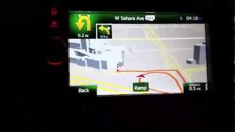 clarion nx404 navigation