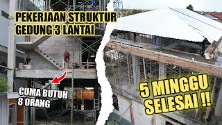 Metode Pekerjaan Struktur Super Efektif | Bikin Pondasi, Kolom, Balok, Dag & Atap Praktis dan Cepat