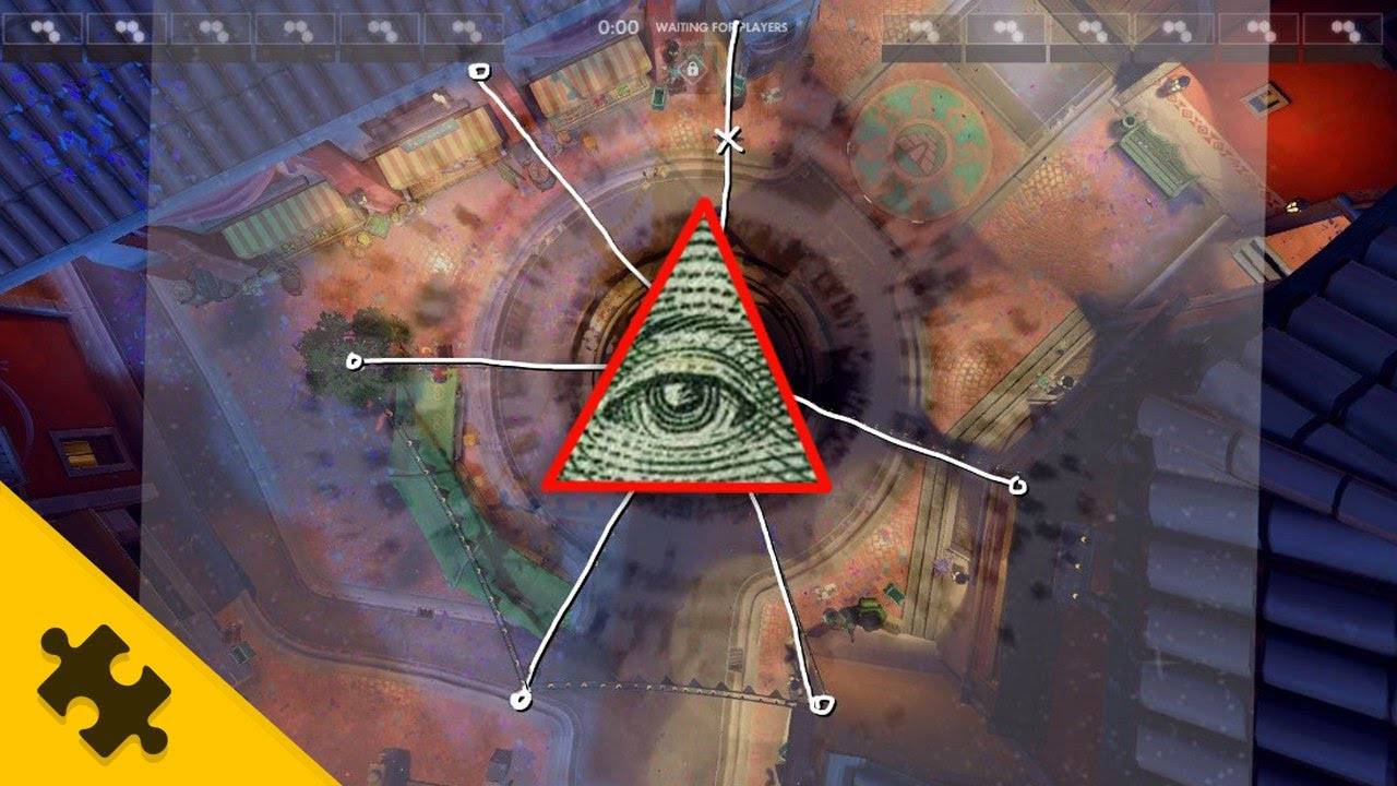 Overwatch - Easter Eggs, Object in the Sky, Lots of Ciphers. BLIZZARD