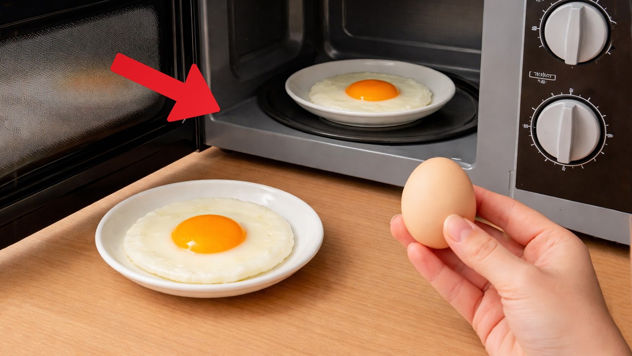 더 이상 옛날방식으로 계란을 굽지마세요! 전자레인지로 계란을 조리하는 놀라운 꿀팁!