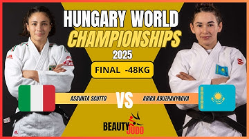 🏆 Final -48 Kg Assunta SCUTTO (ITA) vs Abiba ABUZHAKYNOVA (KAZ)| World Championships 2025 Hungary 🏆