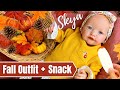 Reborn Baby Skya&#39;s Thanksgiving Outfit &amp; Yummy Snack.