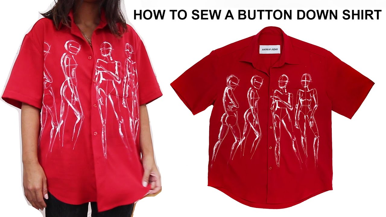 How To Sew A Men'S Button Down Shirt - Free Pattern