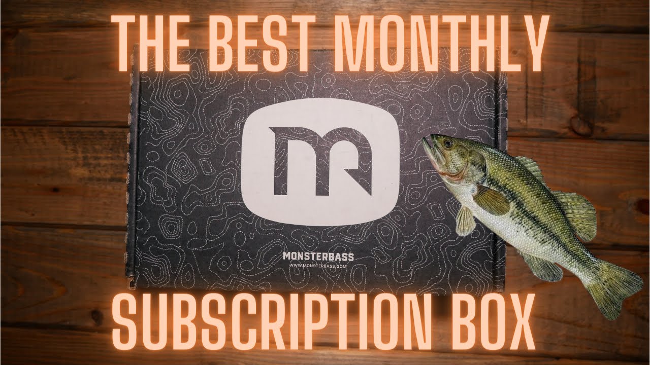 Monster Bass box May unboxing. Best fishing subscription box out there. 