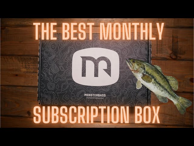 Monster Bass box May unboxing. Best fishing subscription box out there. 