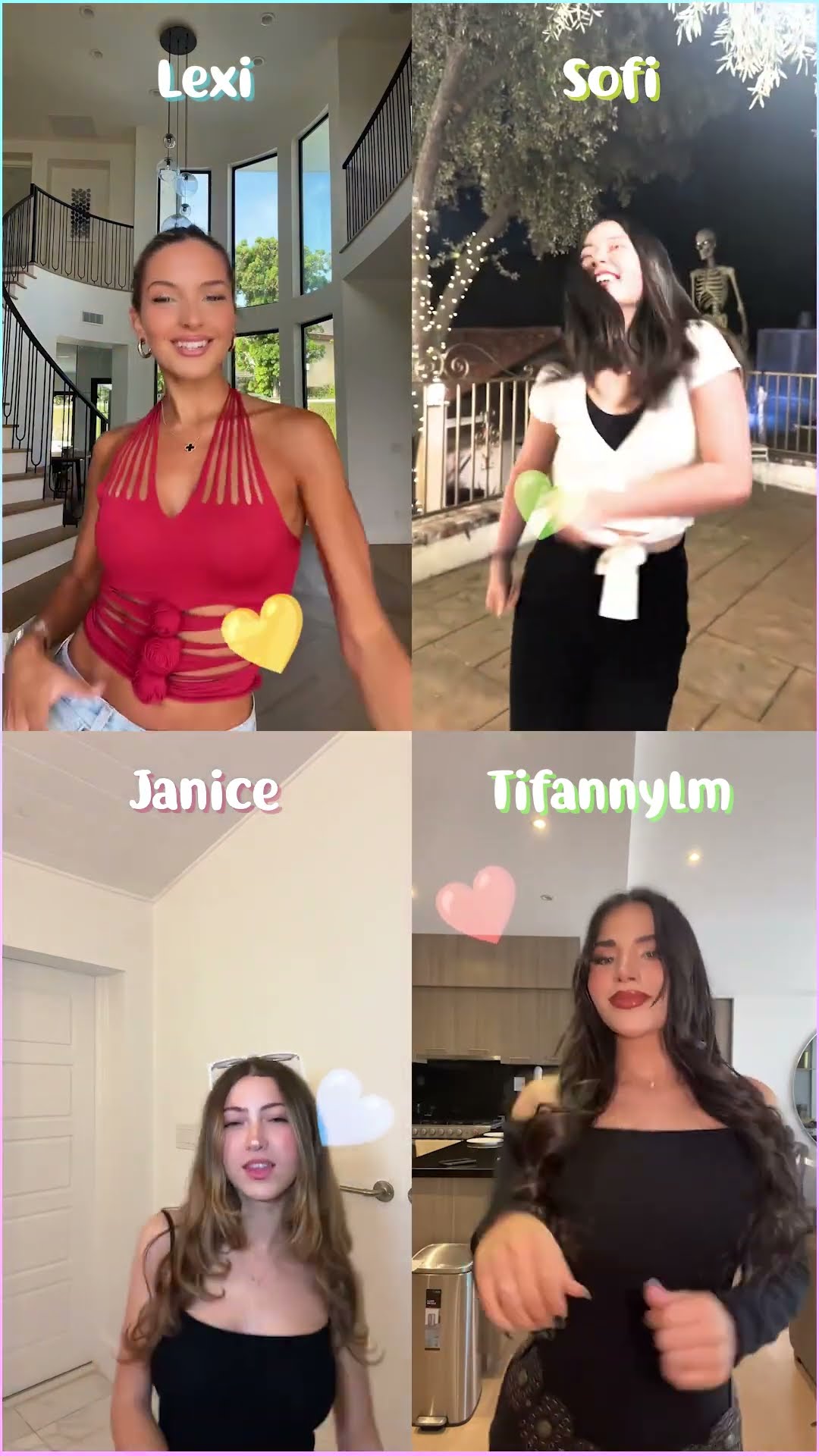 louielouie - Lexi Rivera x Sofi Manassyan x Janice Nichole x Tifannylm #dance #tiktok #shorts