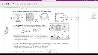 Chapter 13: Geometric Probability