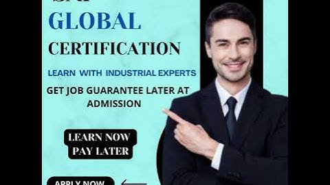 SAP Global Certification Courses | SAP Courses Certification Courses for beginners