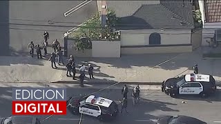 Asesinan a tiros a dos policías en Los Ángeles tras responder a una llamada en un motel