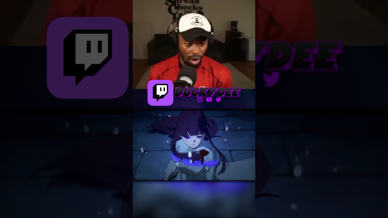 Ducky reacts to EDIT made by a FAN #duckydee #viral #reaction #edit #amvedit #shorts #fyp
