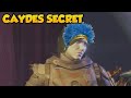 Cayde's Secret Message