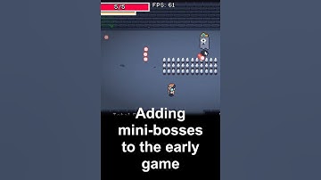 My Top Down Roguelike Game - Adding Mini-bosses to my game - #gamedev #indiegamedev #devlog