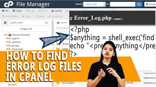 How to find all Error log files in cPanel?