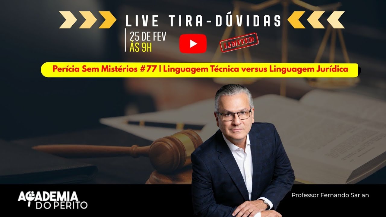 Perícia Sem Mistérios #77 | Linguagem Técnica versus Linguagem Jurídica