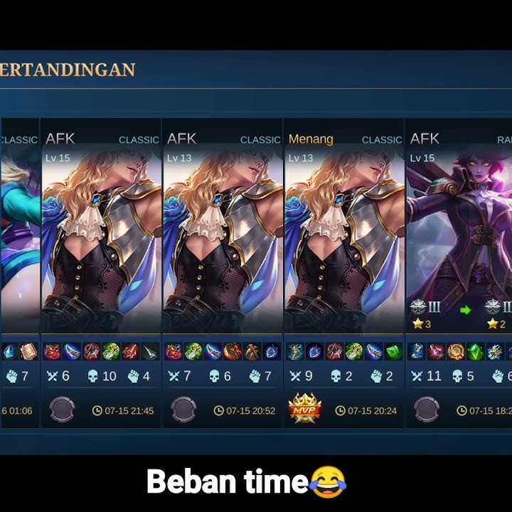 Story Wa Ml 30 Detik Lose Streak New!!