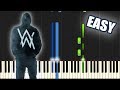 Alan Walker K 391 Emelie Hollow Lily EASY PIANO TUTORIAL SHEET MUSIC By Betacustic 
