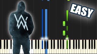 Alan Walker, K 391 & Emelie Hollow - Lily | EASY PIANO TUTORIAL + SHEET MUSIC by Betacustic chords