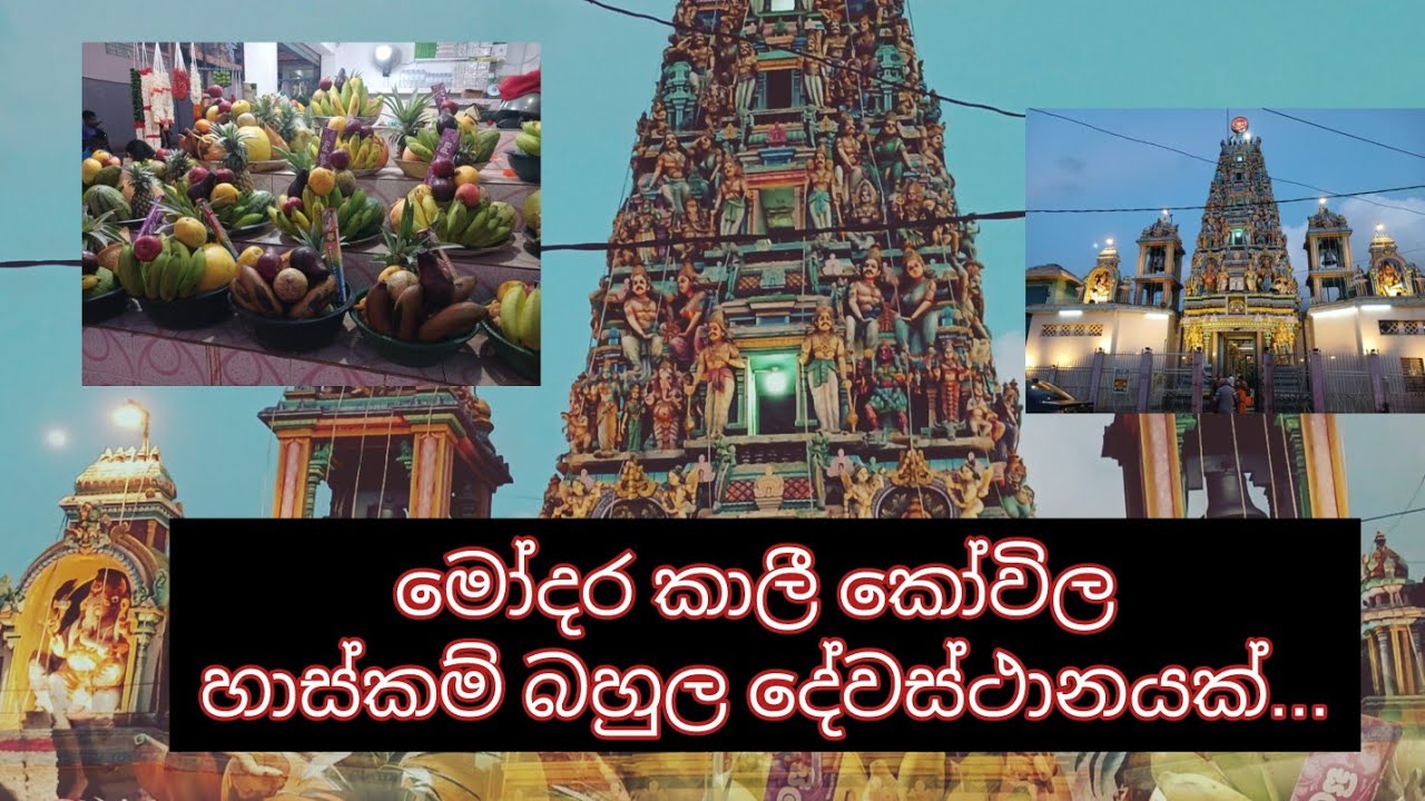 හාස්කම් බහුල මෝදර කාලි කෝවිල #kalikovila modara 💙🙏 #trending #new #vlog #religion #1million