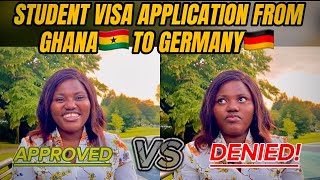 Student Visa Application From Ghana??To Germany??|Requirements&Checlist|Some Interview Questions