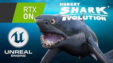 I Made Hungry Shark but with RTX in Unreal Engine 5