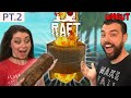 Making a Smelter and unlocking cool items! (RAFT pt.2 uncut)
