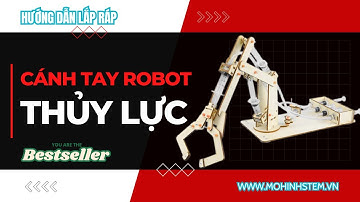 Hướng dẫn lắp ráp Cánh Tay Robot Thủy Lực 4 Xilanh | mohinhstem.vn #môhình #stem #sanphamstem