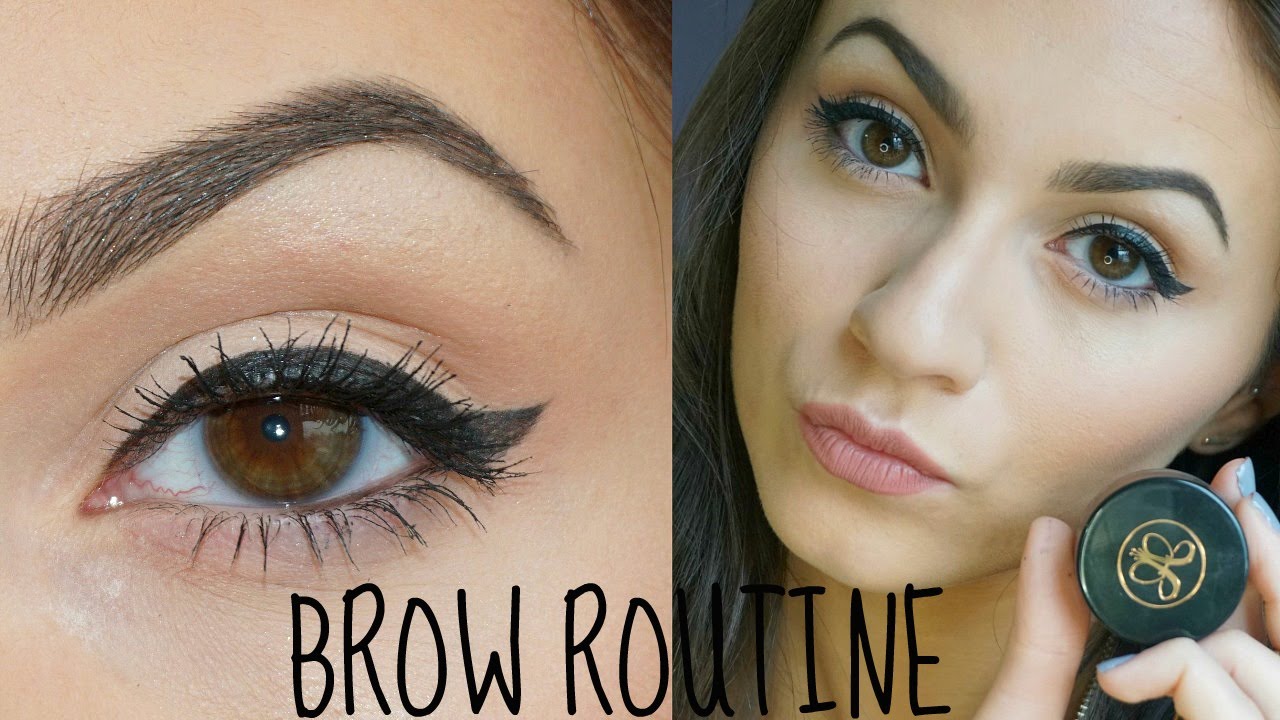 Brow Routine | Anastasia Beverly Hills Dipbrow Pomade - YouTube