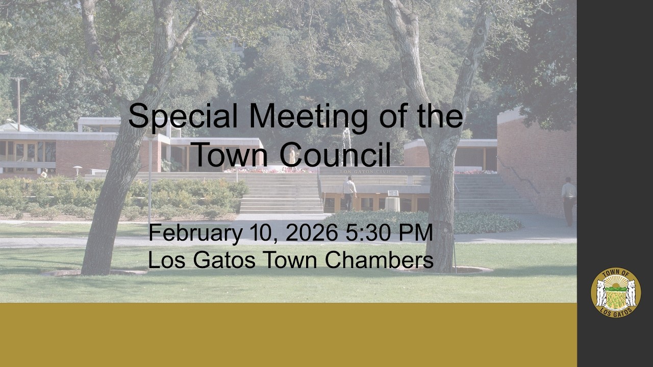 Special Meeting of the Town Council / February 10, 2026 / 5:30 PM