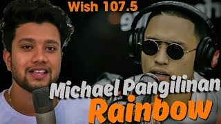 Singer "First time" Reacts to Michael Pangilinan performs "Rainbow" (South Border) on Wish 107.5 Bus