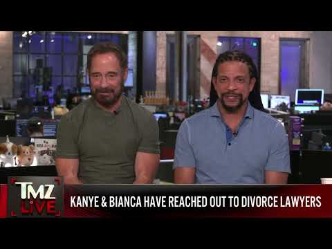 BREAKING Kanye Bianca DIVORCING And Kim Just Got Married TMZ Live Clip