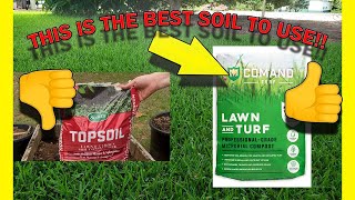 What is the Best Soil to use!! | How Good is Comand Soil | Best Soil for Your Lawn!!
