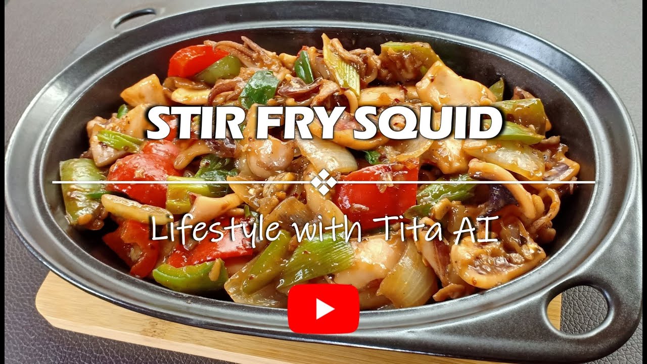 Photo Pete's Stir-fried Squid Recipe ⁣⁣  from Sawahlunto City