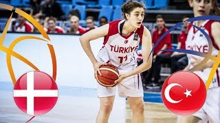 Denmark v Turkey - Full Game - FIBA U20 Women's European Championship 2018