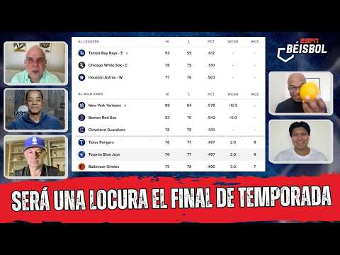 LA BATALLA FINAL por el comodín de la americana y LAS DIVISIONES CENTRAL y OESTE | ESPN Beisbol