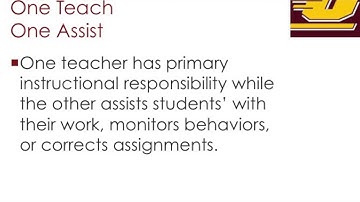 Katie Rinke: One Teach, One Observe