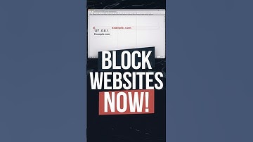 "Block Any Website Without Third Party Apps #shorts #ytshorts