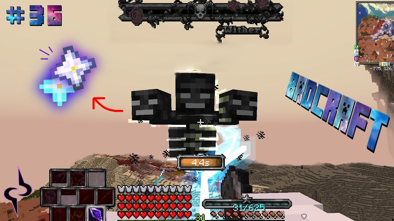 El Wither No Es Rival Para Mi Poder Badcraft 36 Minecraft Youtube 