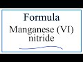 Manganese Compounds and Ions