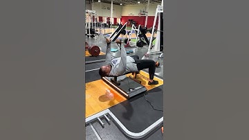 BENCH Press with Eccentric Overload!!! Vitruvian Chest Press NFL pro Kevin Minter