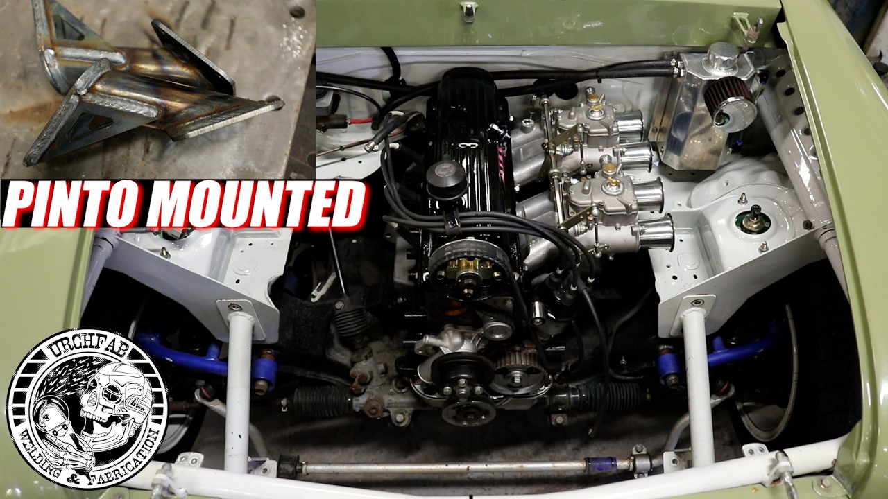 I Make Some Custom Engine Mounts And The Evans Power / Burton Ford Pinto Is In!